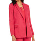 Thalia Sodi Women's Studded-Pocket Blazer Pink Size X-Large