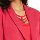 Thalia Sodi Women's Studded-Pocket Blazer Pink Size X-Large