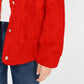 Jou Jou Juniors' Faux-Fur Jacket Red Size Medium