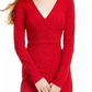 City Studios Junior's Open Back Glitter Dress Red Size 9