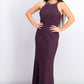 Nightway Women's Glitter Knit Gown  Purple Size 4
