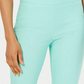 Charter Club Women's Petite Cambridge Tummy-Control Slim-Leg Pants  Blue Size 2PS