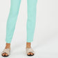 Charter Club Women's Petite Cambridge Tummy-Control Slim-Leg Pants  Blue Size 2PS