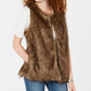 Say What? Juniors' Faux-Fur Vest ed ediu