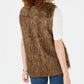 Say What? Juniors' Faux-Fur Vest ed ediu