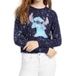 Disney Junior's Stitch Graphic Print Top Blue Size Small