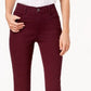 Style & Co Women's Curvy-Fit Skinny Fashion Jeans Purple Size 12