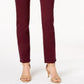 Style & Co Women's Curvy-Fit Skinny Fashion Jeans Purple Size 12