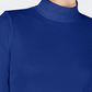 Charter Club Women's Cotton Mock Neck Top Blue Size XX-Large