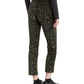 Levi's Women's Limited 724 Printed Cropped Straight-Leg Jeans Green Size 30