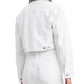 Levi's Women's Limited Cropped Denim Trucker Jacket White Size Small