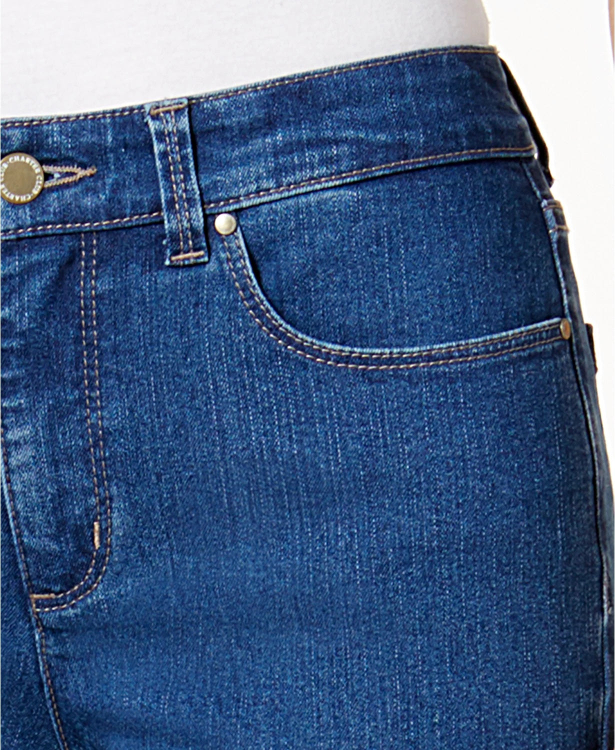 Charter Club Women's Petite Lexington Straight-Leg Jeans Petite & Petite Short Blue Size 16X3