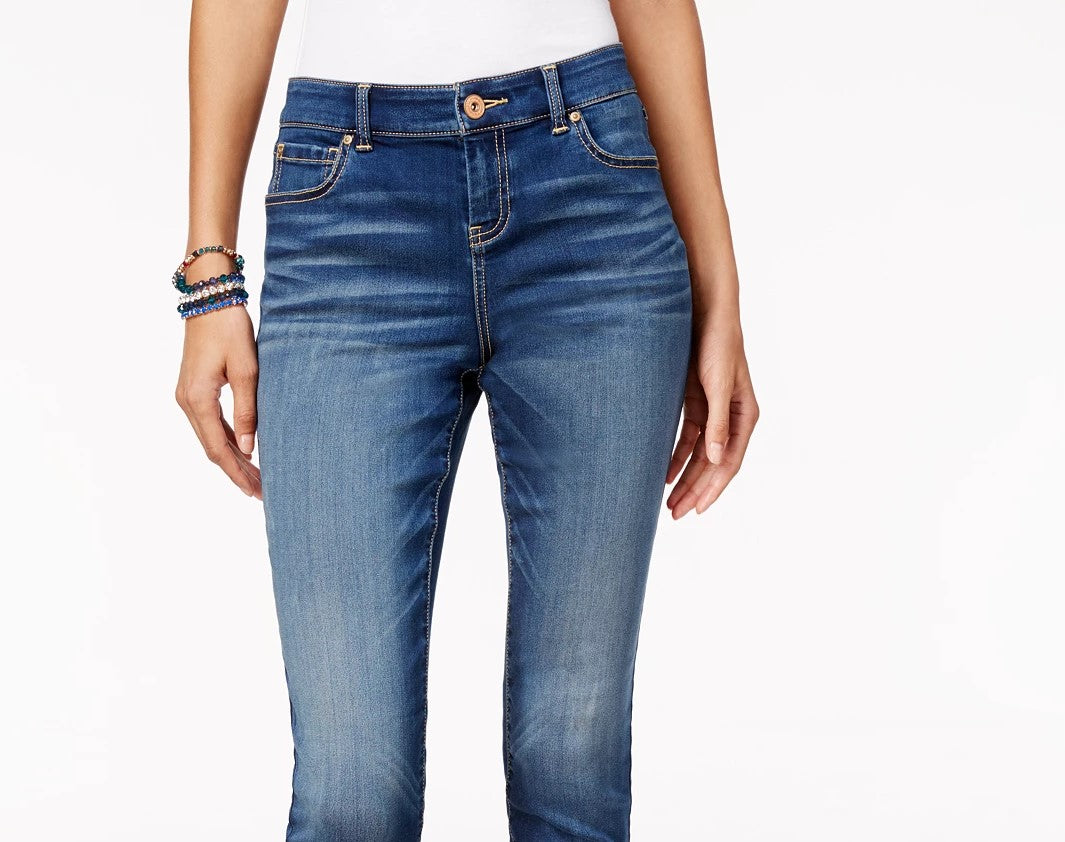 INC International Concepts Women's Petite Skinny Jeans Blue Size 6 Petite