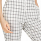 Danielle Bernstein Women's Zip Up Plaid Pants White Size 14