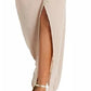 City Studios Juniors' Shimmer Halter Gown Silver Size 13