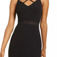 City Studios Junior's Crisscross Bodycon Dress Black Size 9