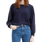 Levi's Women's Natalie Crewneck Sweatshirt Navy Size Extra Small