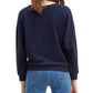 Levi's Women's Natalie Crewneck Sweatshirt Navy Size Extra Small