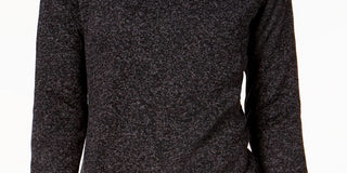 Ideology Women's Cowl Neck Pullover Black Size X-Small