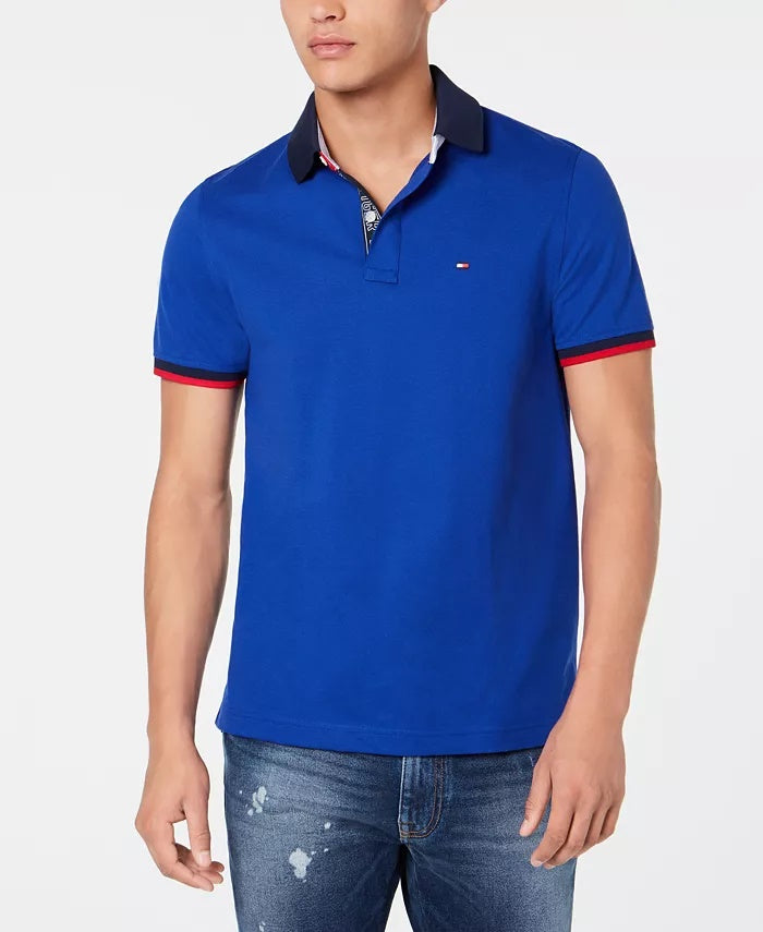 Tommy Hilfiger Men's Kemp Custom Fit Polo Navy Size Small