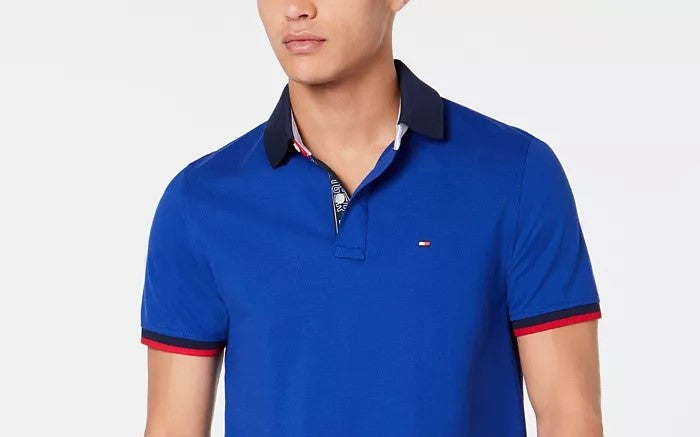 Tommy Hilfiger Men's Kemp Custom Fit Polo Navy Size Small