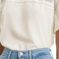 Levi's Women's Noe Lace Contrast T-Shirt White Size XX-Large