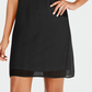 Thalia Sodi Women's Necklace Shift Dress Black Size Medium