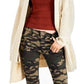 Say What? Juniors' Open-Front Textured Cardigan Dark Beige Size Large
