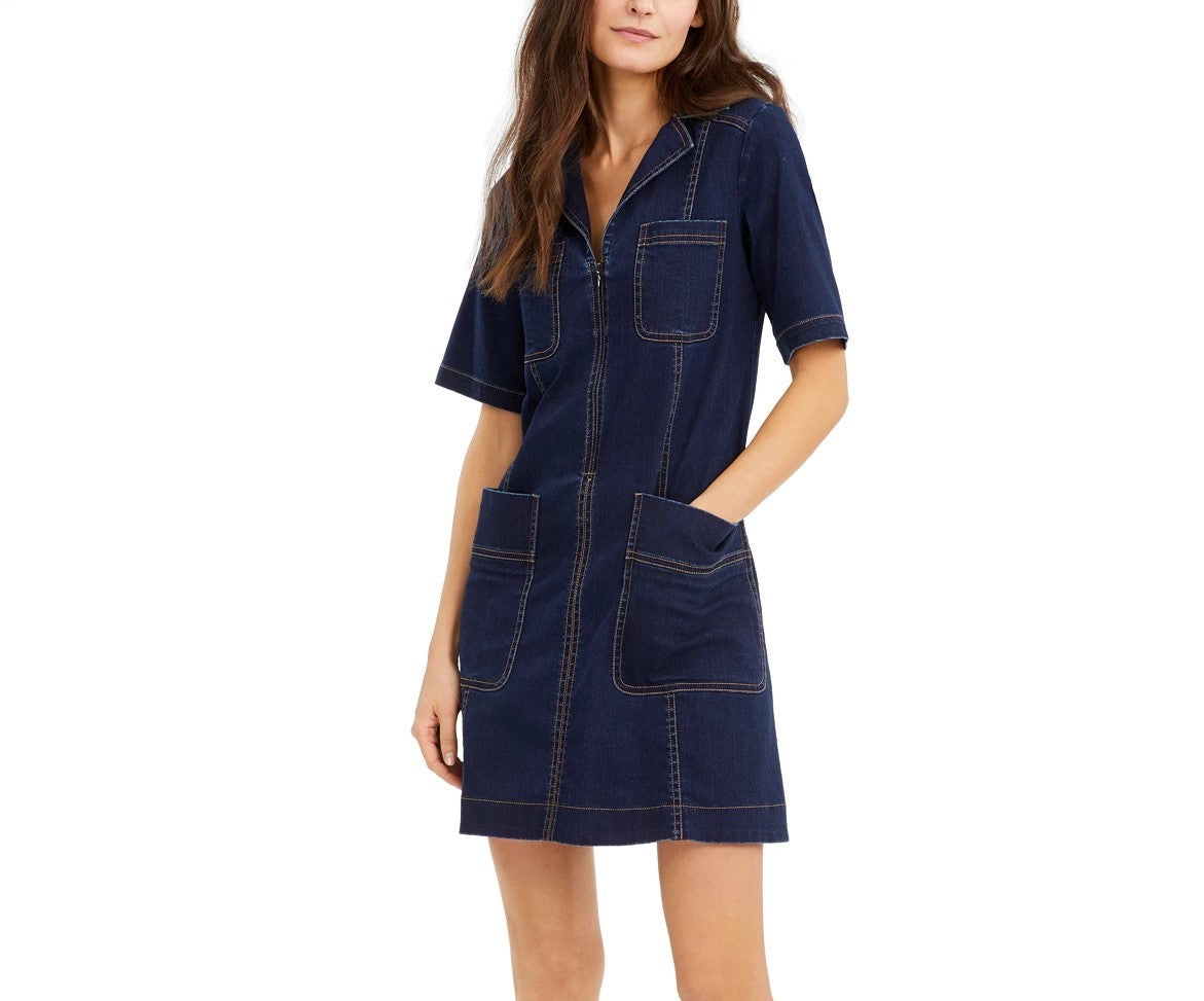 Nanette Lepore Women's Denim Shirtdress Dark