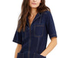 Nanette Lepore Women's Denim Shirtdress Dark