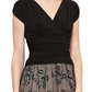Sl Fashions Women's Embellished Floral-Print A-Line Dress Charcoal Size 10