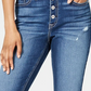 American Rag Juniors'' Ripped Button-Fly Skinny Jeans Blue Size 9