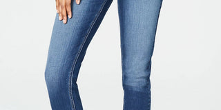 American Rag Juniors'' Ripped Button-Fly Skinny Jeans Blue Size 9