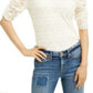 American Rag Juniors' Tie-Back Lace Blouse White Size Small