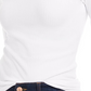 Planet Gold Juniors' Long-Sleeve Mock-Neck Top White Size Large