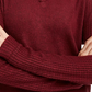 Planet Gold Juniors' Super Soft Ribbed Top Red Size X-Small