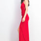 Emerald Sundae Juniors' Lace Back Dress Red Size Small