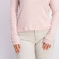 Planet Gold Juniors' Super Soft Ribbed Top Brown Size Medium