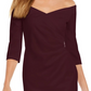 Calvin Klein Women's Off The Shoulder Sheath Dress Purple Size 4