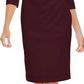 Calvin Klein Women's Off The Shoulder Sheath Dress Purple Size 4