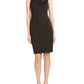 Calvin Klein Women's Sleeveless Above the Knee Body Con Cocktail Dress Black Size 8