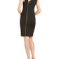 Calvin Klein Women's Sleeveless Above the Knee Body Con Cocktail Dress Black Size 8