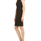 Calvin Klein Women's Sleeveless Above the Knee Body Con Cocktail Dress Black Size 8