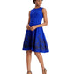 Calvin Klein Women's Embroidered A Line Dress Turq Aqua Size 2