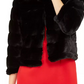 Calvin Klein Women's Faux-Fur Shrug Black Size Small