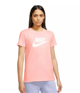 Nike Women's Sportswear Cotton Logo T-Shirt Pink Size 1X