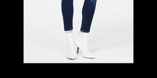 Celebrity Pink Juniors' Ripped Cropped Skinny Jeans Navy Size 7