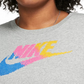 Nike Women's Plus Size Sportswear Fleece Crewneck Sweatshirt Gray Size 2X
