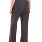 Calvin Klein Women's Plus Highline Straight Leg Dress Pants Dark Grey Size 20W