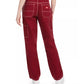 Dickies Women's Pocket Chain Carpenter Pants Red Size 1